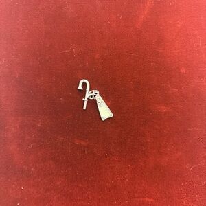 925 Sterling Silver Scuba Snorkel & Fin Dangle Charm